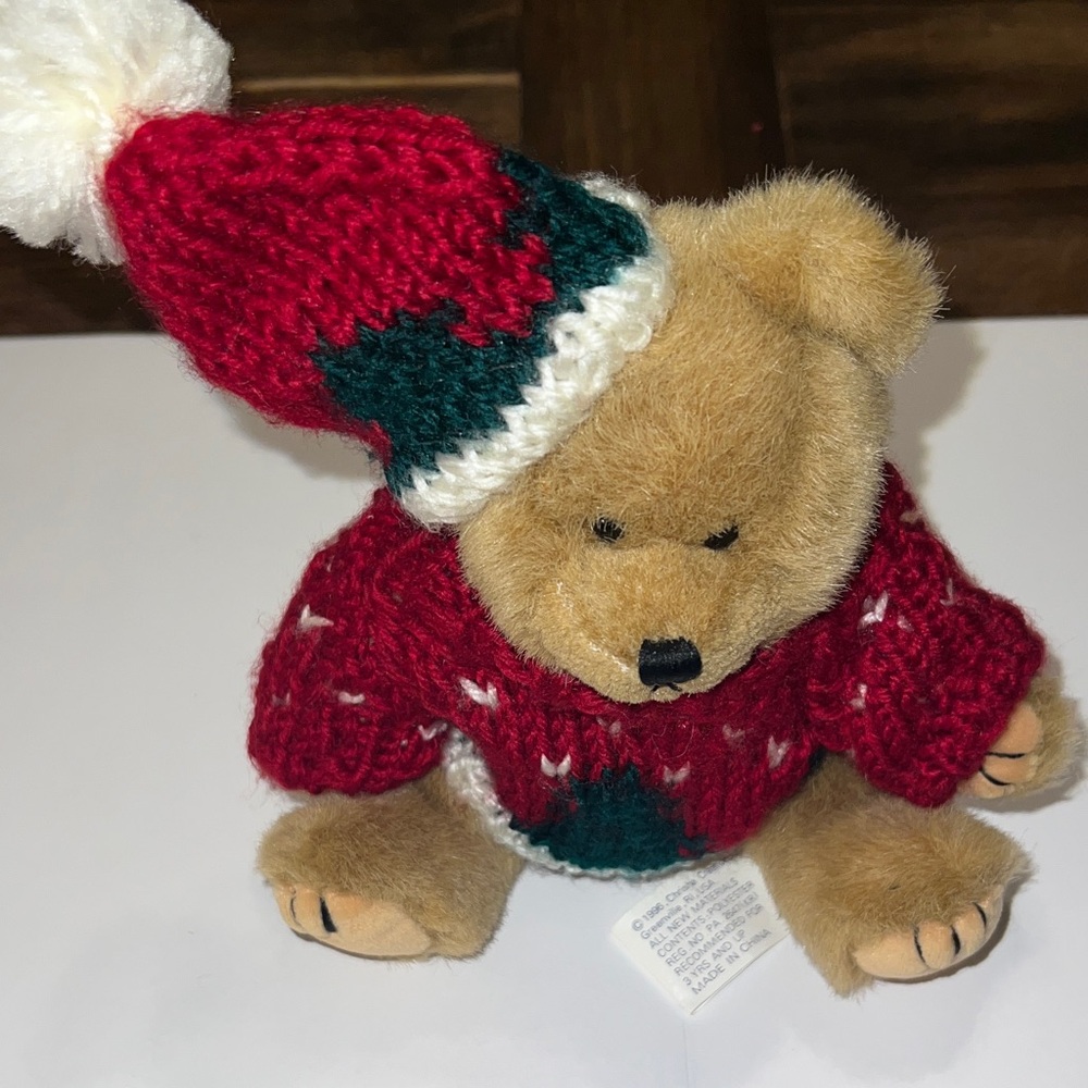 Chrisha Playful Plush Vintage Teddy Bear - Christmas 1996 - Picture 7 of 10